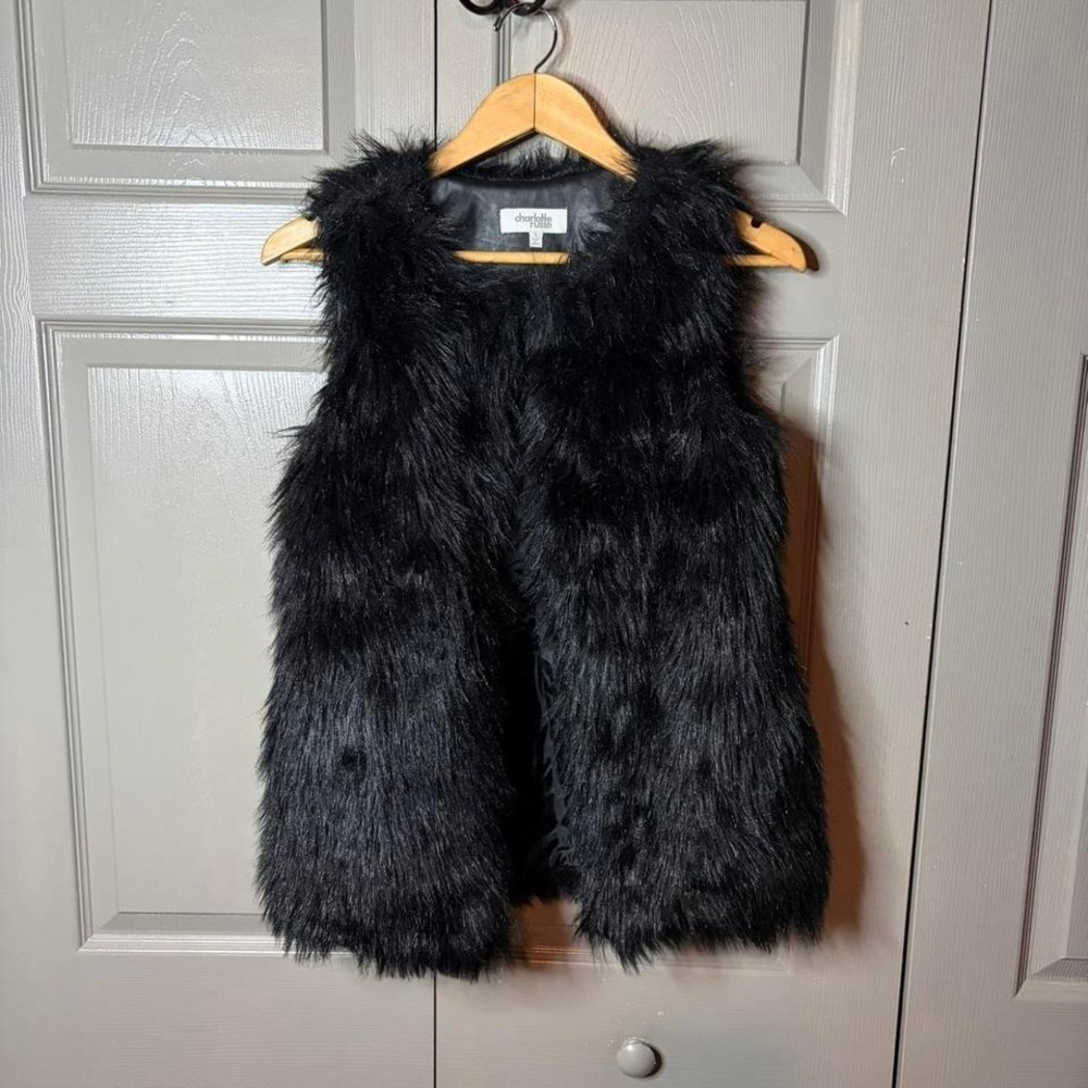 Charlotte Russe‎ vest Size S faux glam mcbling y2k